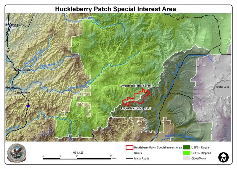 Huckleberry Patch Map